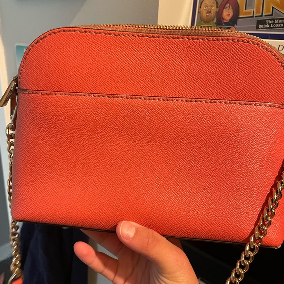 Coral Michael Kors cross body purse - Picture 2 of 7
